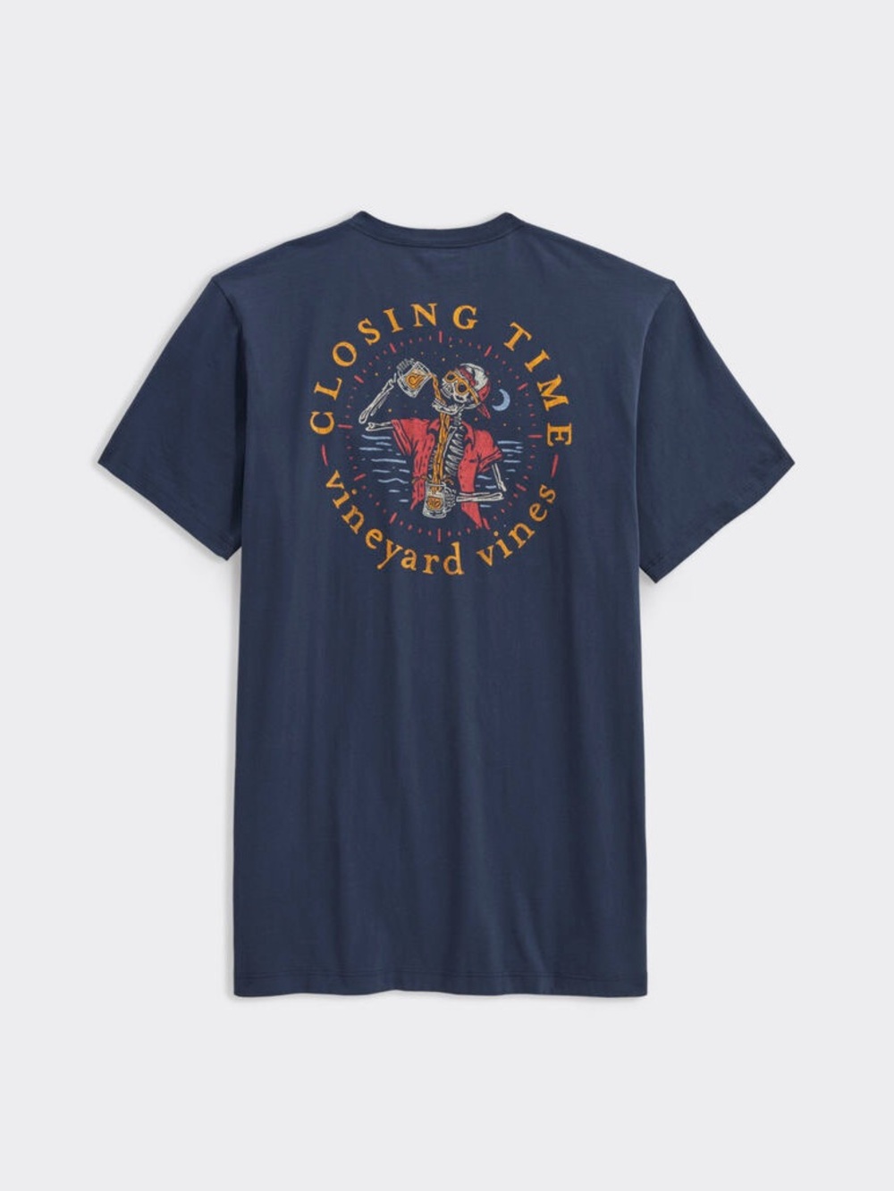VINEYARD VINES CLOSING TIME SHORT-SLEEVE TEE NAVY MEN’S XL
